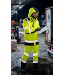VESTE DE PLUIE HAUTE VISIBILITE LIMA RECYCLEE - SECURITOP - Parkas et manteaux - 8