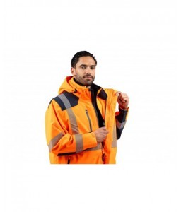 VESTE DE PLUIE HAUTE VISIBILITE LIMA RECYCLEE - SECURITOP - Parkas et manteaux - 9