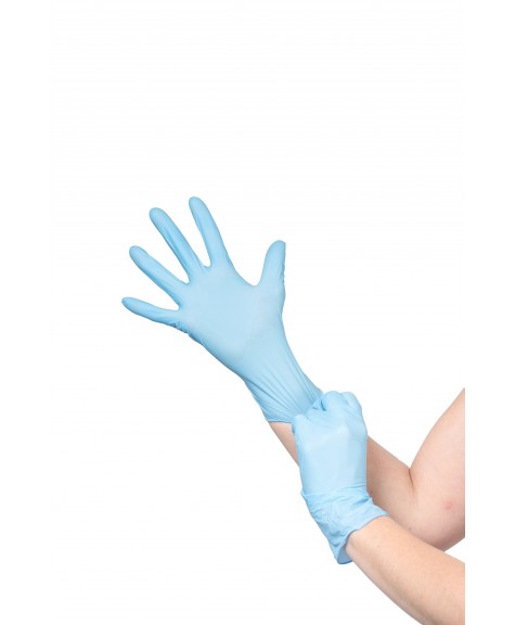 Boîte de 100 gants jetables nitrile food - Medicom