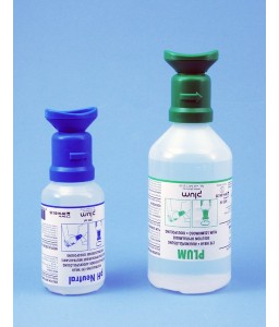 Station murale fermée avec douches oculaires 500mL Nacl + pH Neutral 200mL - PLUM - Soins de l'œil et douches oculaires - 2