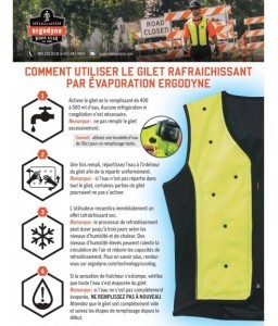 Gilet rafraîchissant Chill-Its® 6685 - ERGODYNE - Hauts de travail - 9