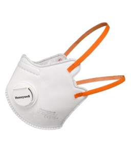 Boîte de 20 masques jetables pliables anti-poussière avec soupape 2311 FFP3 - HONEYWELL