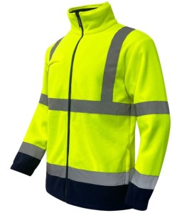 Polaire Haute-visibilité Liverpool recyclée - Sécuritop - SECURITOP - Vêtements haute-visibilité - 3