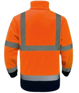 Polaire Haute-visibilité Liverpool recyclée - Sécuritop - SECURITOP - Vêtements haute-visibilité - 5