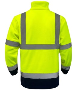 Polaire Haute-visibilité Liverpool recyclée - Sécuritop - SECURITOP - Vêtements haute-visibilité - 6