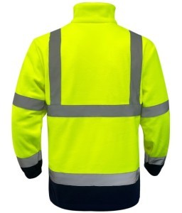 Polaire Haute-visibilité Liverpool recyclée - Sécuritop - SECURITOP - Vêtements haute-visibilité - 6
