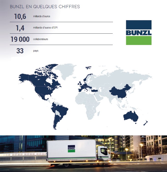 Groupe Bunzl, leader mondial EPI